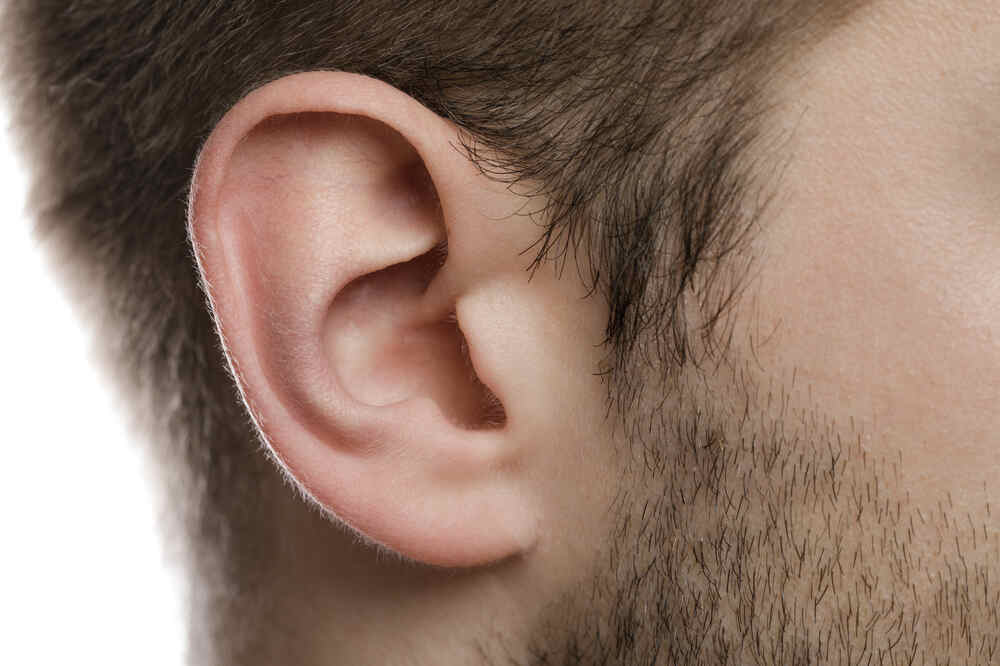 Male ear picture. Medazur Medical Clinic in Leytonstone.